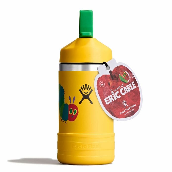 kids-12-oz-bottle-world-of-eric-carletm-l1 le26-w12-1000-kids-12-oz-wide-straw-cap-and-boot-yellow-caterpillar-straight-lid-open-withtag_1.jpg