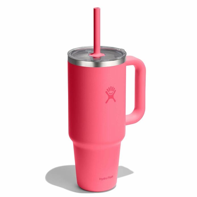 40-oz-travel-tumbler-v4 tt40pscc668-40-oz-travel-tumbler-clear-lid-popstar-pink-angled.jpg