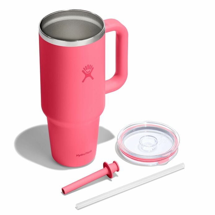 40-oz-travel-tumbler-v4 tt40pscc668-40-oz-travel-tumbler-clear-lid-popstar-pink-exploded.jpg